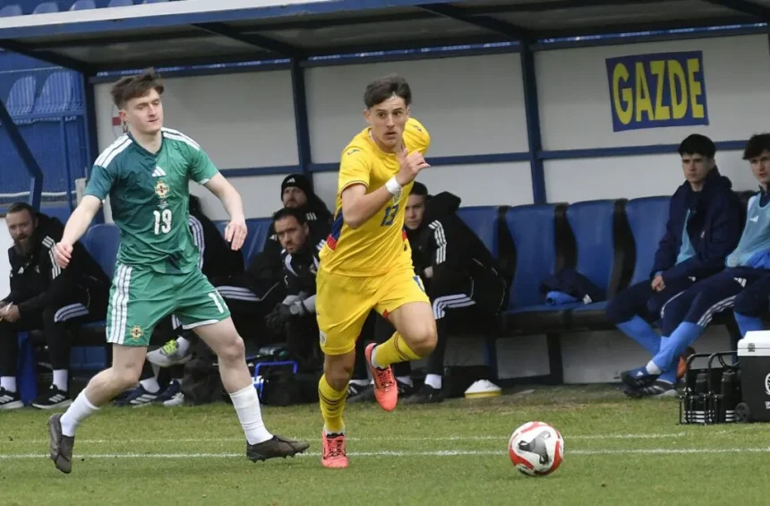 Nacionala U19 a Romaniei a pierdut calificarea la EURO 2026 dupa egalul fara goluri cu Irlanda de Nord