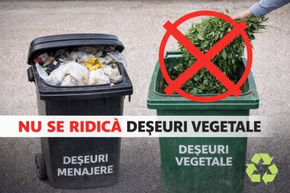 Primaria Niculeshti Deseurile menajere cu resturi vegetale nu vor mai fi colectate