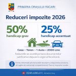 Reduceri de impozite pentru persoanele cu handicap anuntate de Primaria Racari
