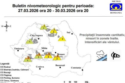 Risc considerabil de avalanse in Bucegi in acest weekend