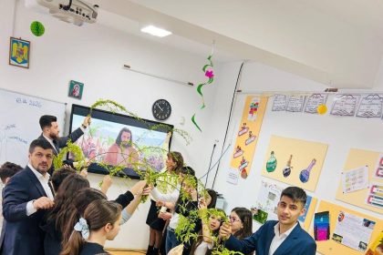 ACTIVITATE EDUCATIONALA PENTRU SARBATOREA FLORIILOR LA TARGOVISTE