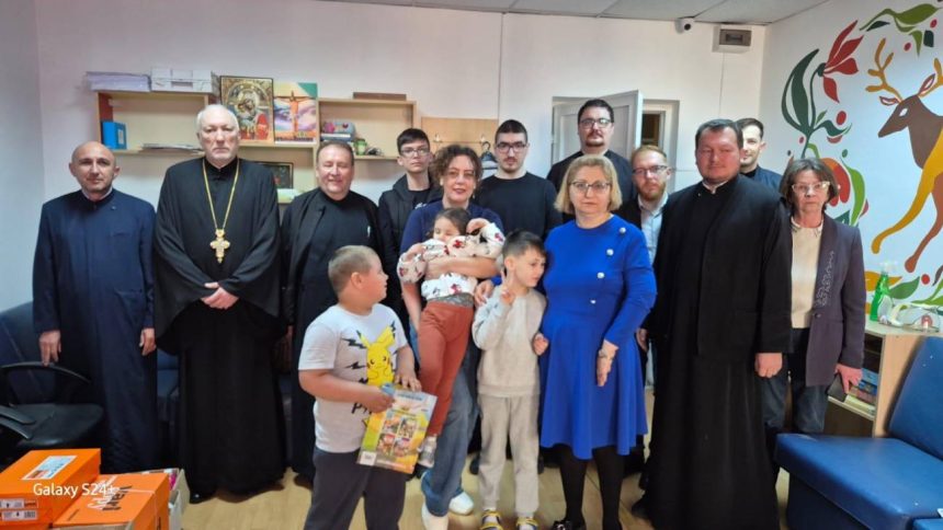 Actiune filantropica a parohilor din Targoviste pentru ajutarea copiilor de la centrul de zi Sfanta Maria