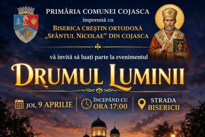 Comunitatea din Cojasca este invitata maine la prima editie a evenimentului Drumul Luminii in Joia Mare