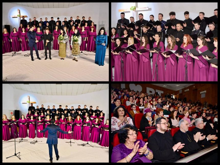 Corala Catedralei Mitropolitane din Targoviste a sustinut un recital in cadrul celei de a zecea editii a Concertului Extraordinar de Muzica Religioasa si Pricesne Vinerea Florilor