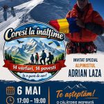Coresi la inaltime proiect educational lansat la Targoviste cu alpinistul Adrian Laza ca invitat special