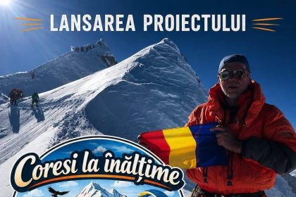 Coresi la inaltime proiect educational lansat la Targoviste cu alpinistul Adrian Laza ca invitat special