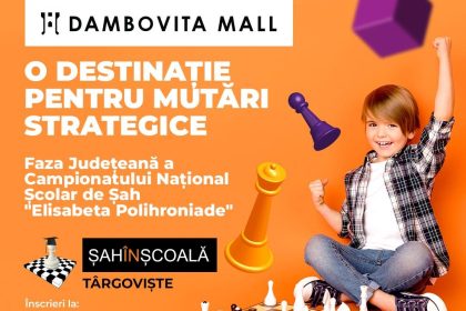 Dambovita Mall organizeaza in weekend etapa judeteana a Campionatului National de Sah pentru elevi