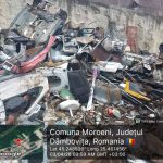 Depozit ilegal de piese auto descoperit de comisarii Garzii de Mediu in Moroeni