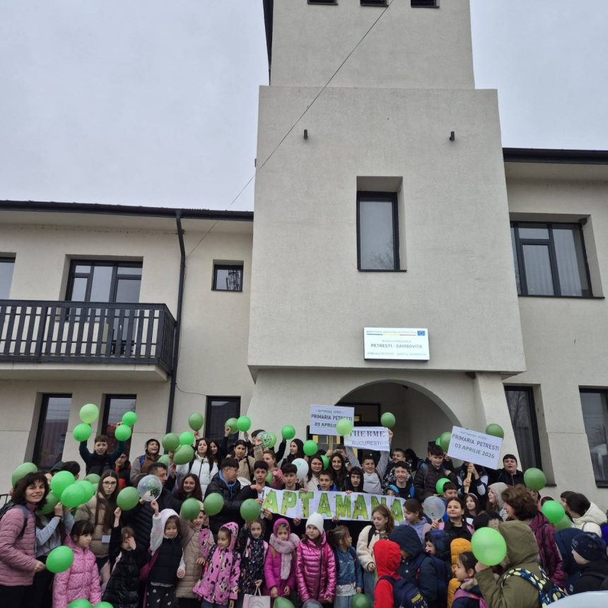 Elevii din Petresti participa la activitati speciale in programul Saptamana Verde