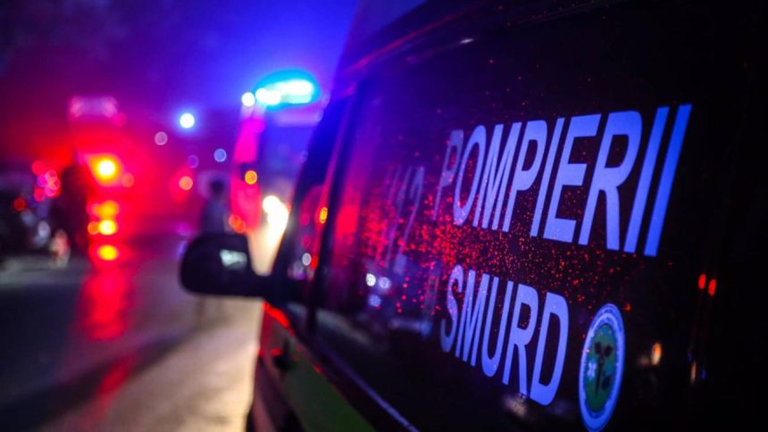 Incendiu la o casa in comuna Manesti judetul Dambovita Pompierii au intervenit