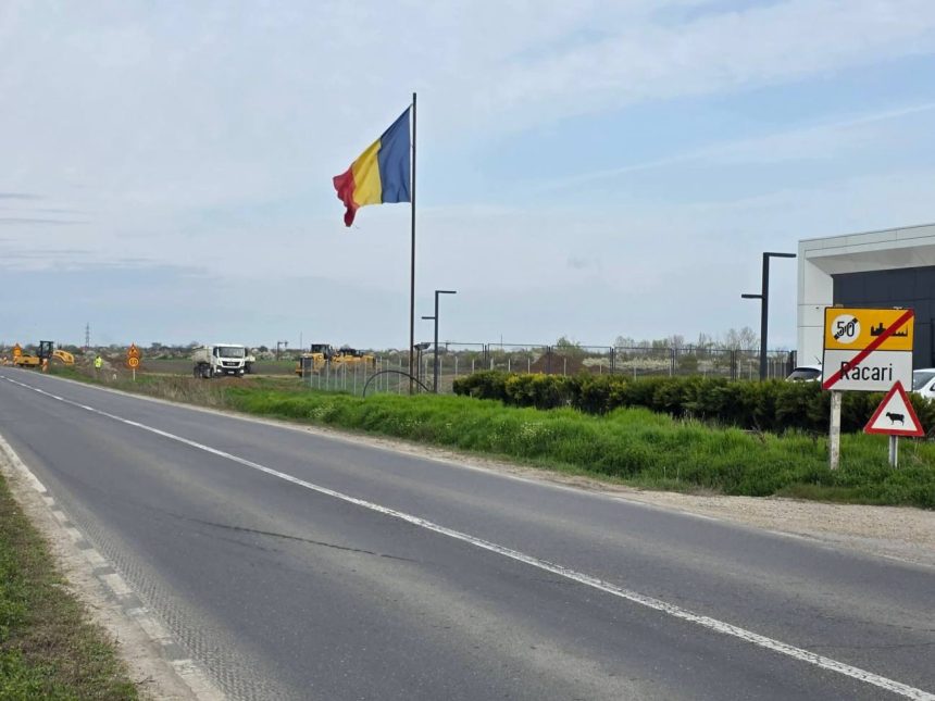 Lucrarile pe DN71 progreseaza intre Racari si Targoviste S au deschis mai multe fronturi pe traseu