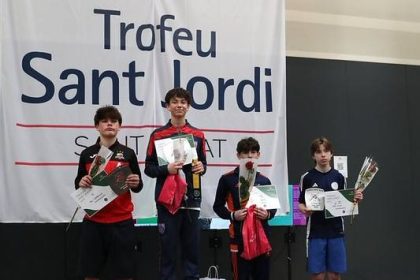 Matei Lita castigator al medaliei de aur la floreta la Trofeul Sant Jordi din Barcelona