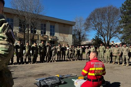 Militarii din Batalionul 114 Tancuri au luat parte la un curs de prim ajutor organizat de ISU Dambovita