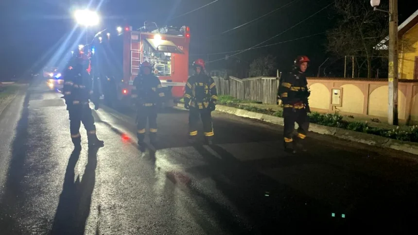 O cisterna incarcata cu aproximativ 30000 de litri de GPL s a rasturnat pe carosabil in judetul Prahova
