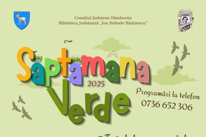 Saptamana Verde la Filiala pentru copii a Bibliotecii Judetene Dambovita
