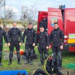 Scafandrii ISU Dambovita exercitiu pe raul Arges
