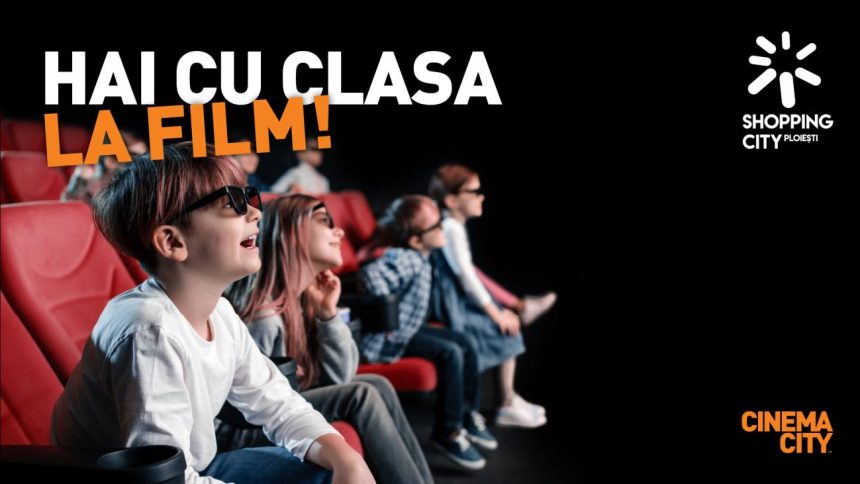 Shopping City Ploiesti invita elevii sa participe la o aventura educativa si distractiva la Cinema City in cadrul Saptamanii Verzi