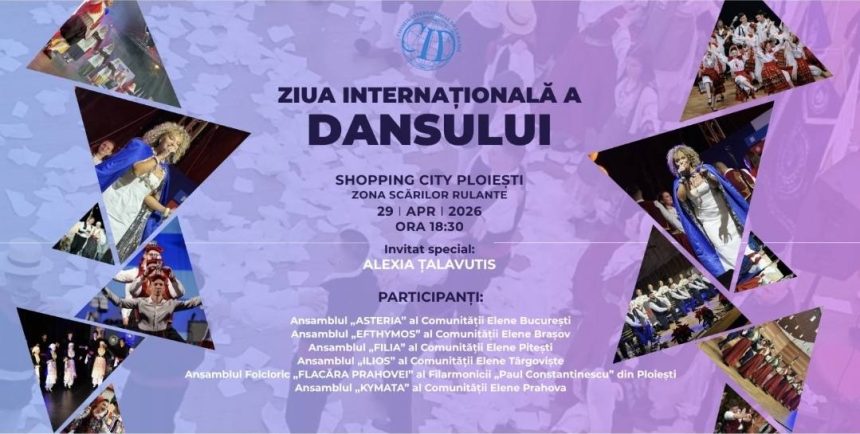 Shopping City Ploiesti sarbatoreste Ziua Internationala a Dansului cu un spectacol multicultural plin de ritm si traditie