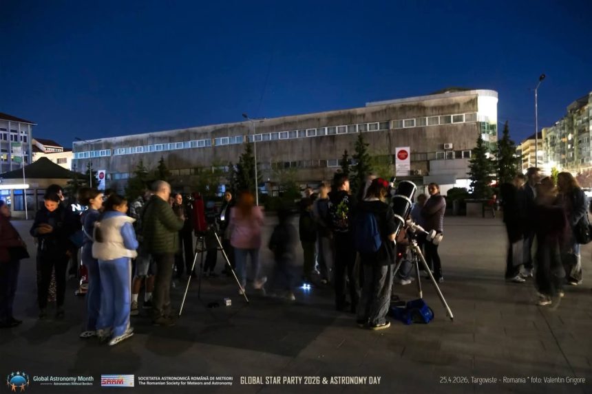 Targovistenii au observat cerul prin telescoape la Global Star Party eveniment difuzat in reteaua internationala