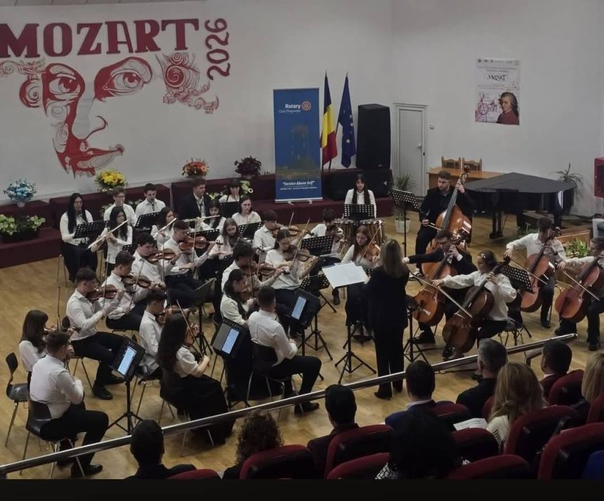 Tineri artisti au sustinut un concert in cadrul celei de a XXIX a editii a Concursului National de Interpretare Wolfgang Amadeus Mozart