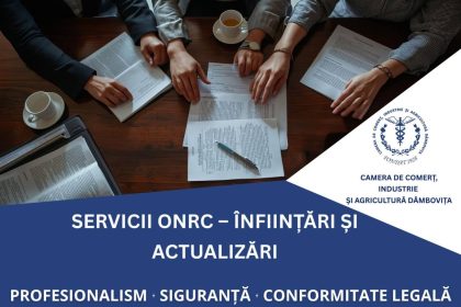 asistenta pentru antreprenori camera de comert dambovita ofera suport total pentru registrul comertului