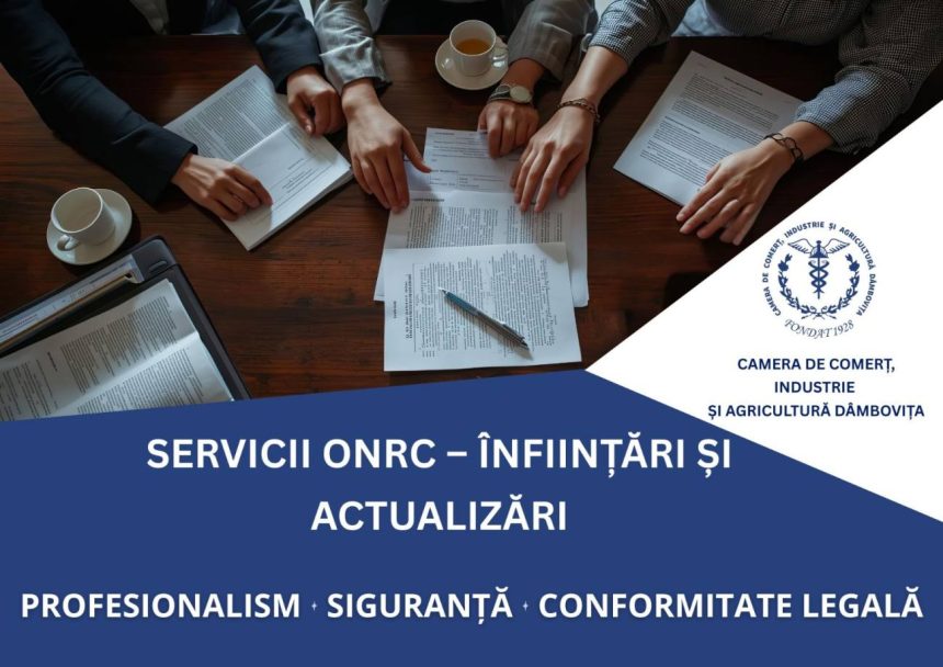 asistenta pentru antreprenori camera de comert dambovita ofera suport total pentru registrul comertului