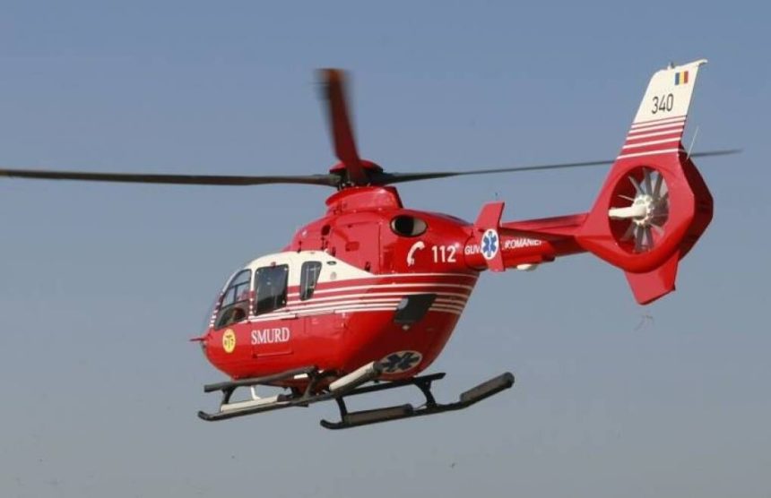 coliziune severa intre doua masini la cojasca a fost necesara interventia unui elicopter smurd