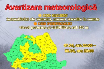 judetul dambovita sub avertizari de vant intens si viscol in zona montana