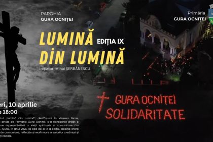 n Vinerea Mare comunitatea de la Gura Ocnitei se ntalneste pentru Lumina din Lumina