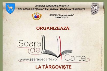 o noua editie a seara de carte la targoviste va avea loc la biblioteca judeteana dambovita