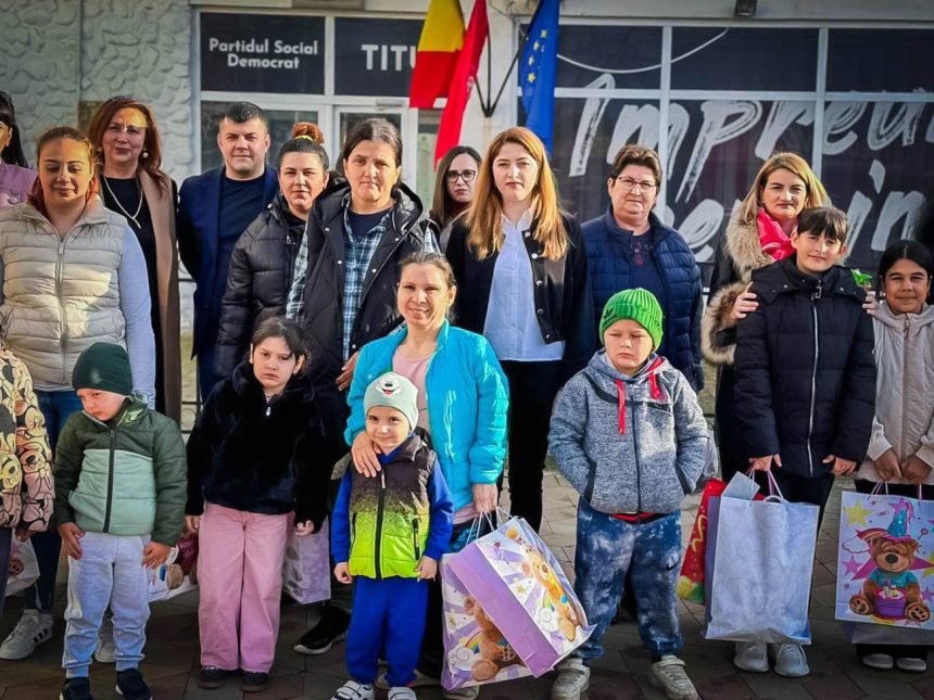 sprijin pentru copiii din titu in saptamana patimilor actiune organizata de ofsd impreuna cu primarul laurentiu costache