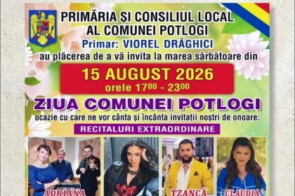 Comunitatea din Potlogi se pregateste pentru sarbatoare doua zile de evenimente concerte traditii si competitii sportive intre 15 si 16 august