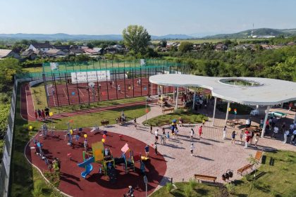 Parcul Generatiilor un nou loc de recreere deschis astazi in Sateni Investitie de 285 milioane de lei pentru comunitatea din Aninoasa