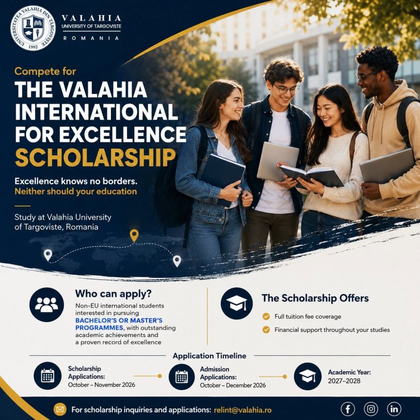 Universitatea Valahia atrage studenti internationals cu un nou program de burse
