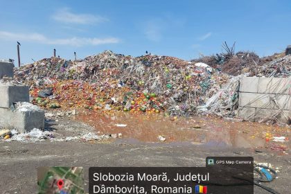 Amenda de 100000 de lei data de Garda de Mediu Dambovita unui operator economic din Slobozia Moara