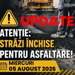 Asfaltarea va duce la inchiderea temporara a unor strazi din Vulcana Pandele