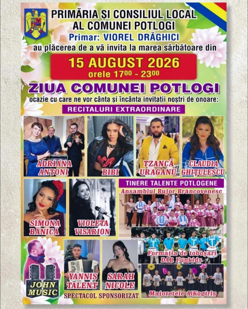 Comunitatea din Potlogi sarbatoresc Doua zile pline de evenimente concerte traditii si competitii sportive