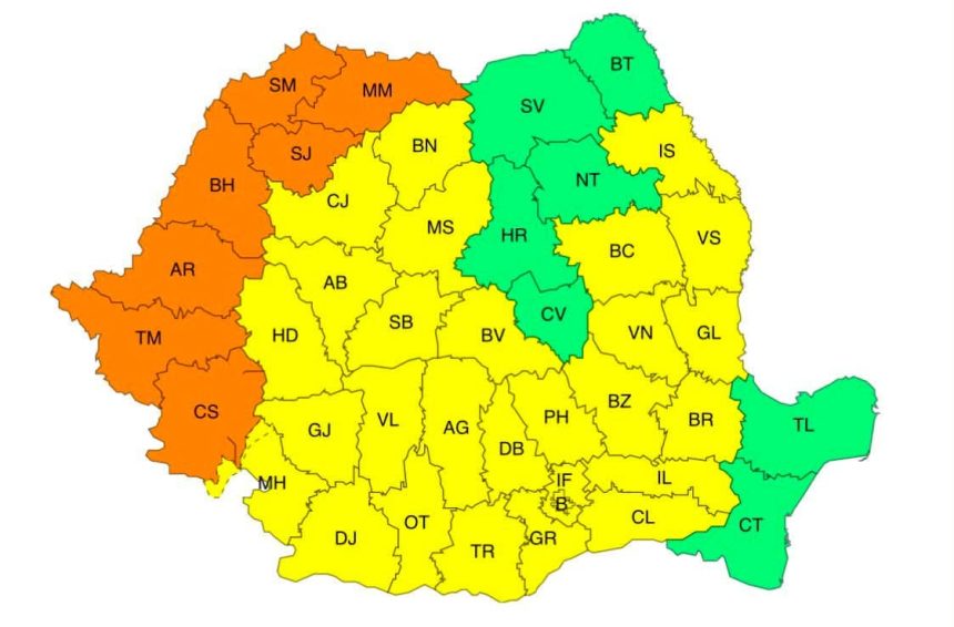 Dambovita intra astazi sub Cod Galben de canicula Temperaturile vor atinge 37 de grade