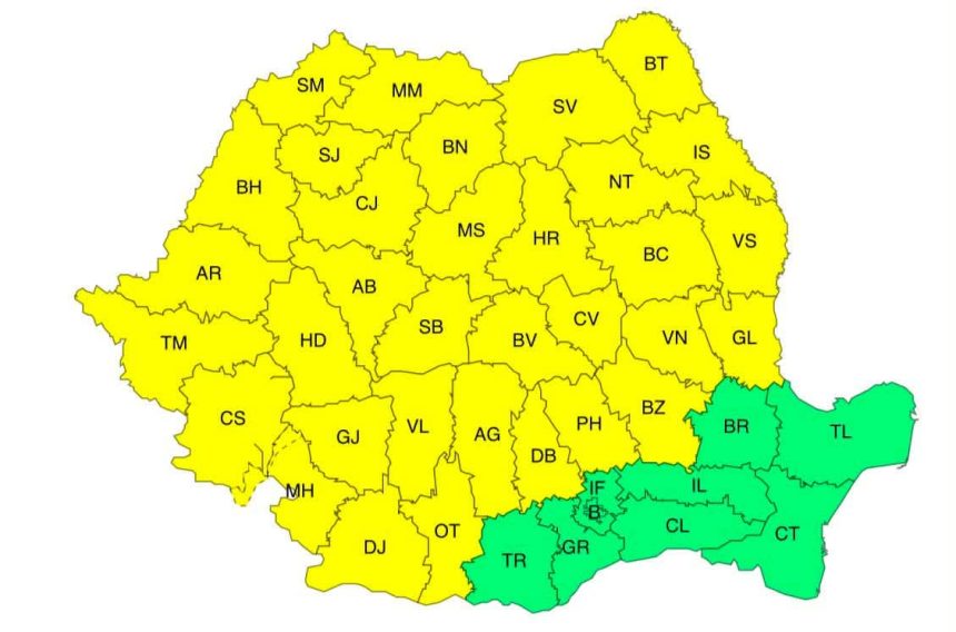 Dambovita ramane sub atentionare de Cod galben pentru canicula ANM preconizeaza si instabilitate atmosferica in zilele urmatoare
