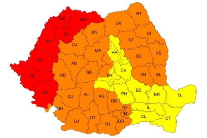 Dambovita se afla sub Cod portocaliu de canicula ANM preconizeaza temperaturi de pana la 38 de grade si nopti tropicale