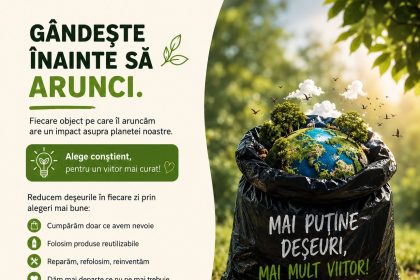 Dambovitenii incurajati sa gandeasca inainte sa arunce