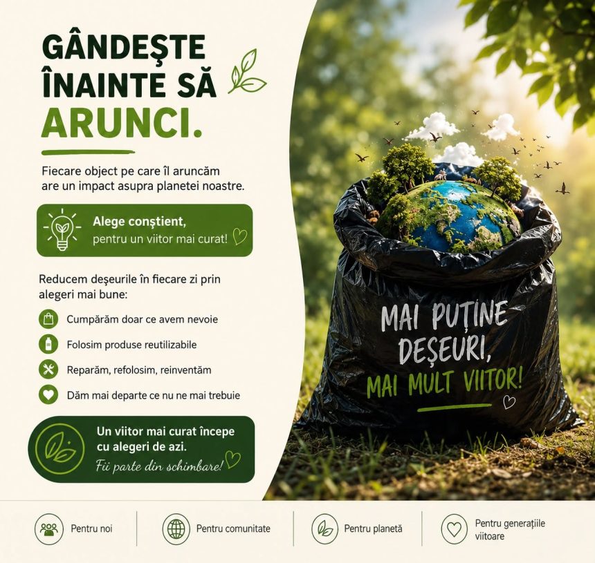 Dambovitenii incurajati sa gandeasca inainte sa arunce