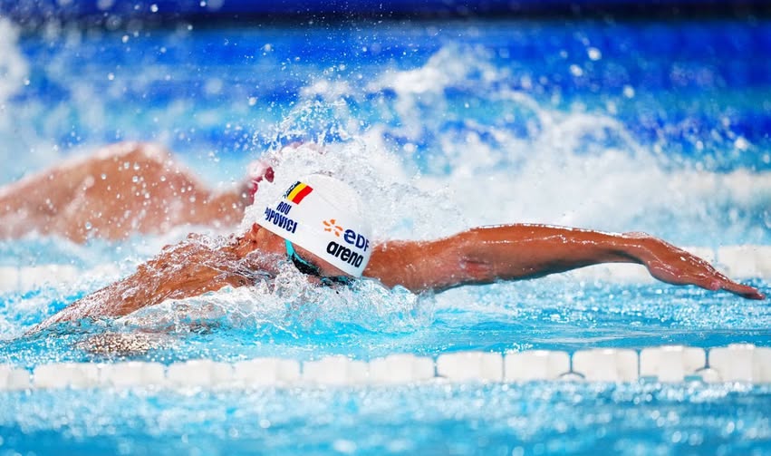 David Popovici din nou in centrul atentiei Campionul Romaniei s a calificat spectaculos in finala de 200 m liber la Europenele de la Paris