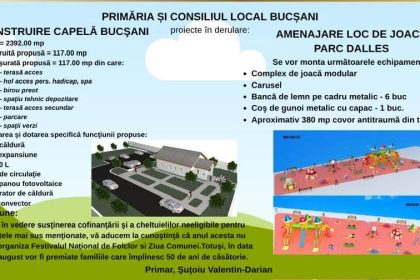 Doua proiecte semnificative pentru Bucsani finantate in locul organizarii Zilei Comunei