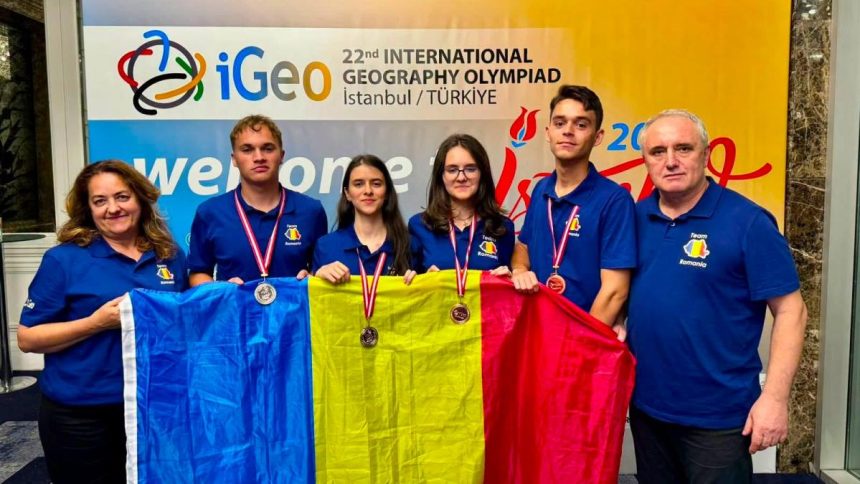 Elevii romani au castigat doua medalii de argint si doua medalii de bronz la Olimpiada Internationala de Geografie de la Istanbul