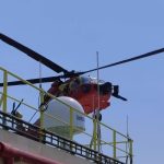Elicopterul Black Hawk a efectuat prima misiune de evacuare medicala din mare