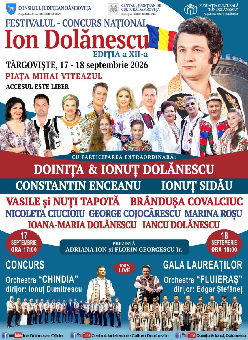 Festivalul concurs national Ion Dolnescu a ajuns la a XII a editie