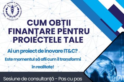Finantari pentru solutii digitale inovatoare Camera de Comert Dambovita invita companiile la consultanta
