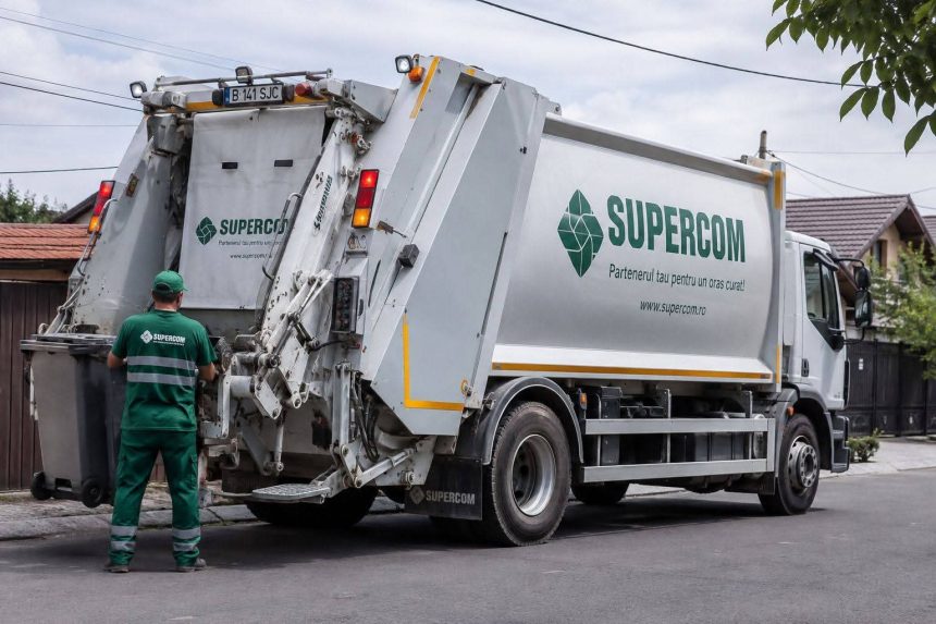 Gunoiul menajer nu a fost colectat ieri din mai multe localitati din Dambovita Supercom invoca dificultati cauzate de cresterea pretului carburantului