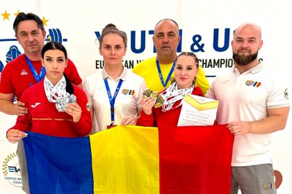 Halterofila Maia Andrei de trei ori campioana europeana la Campionatele Europene pentru tineret U17